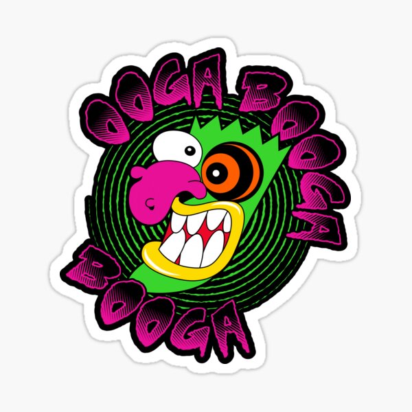 Ooga Stickers Redbubble - booga booga thanos roblox
