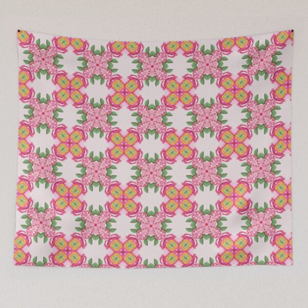 Item preview, Watercolor Floral Pattern Tile graphic  designed and sold by Openspace2020.