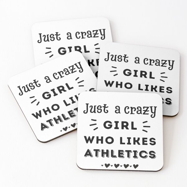 Item preview, Just a crazy girl who likes athletics designed and sold by TheGreenGoat.