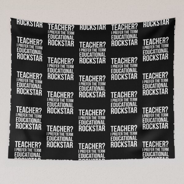 Item preview, Teacher? I Prefer The Term Educational Rockstar designed and sold by evokearo.