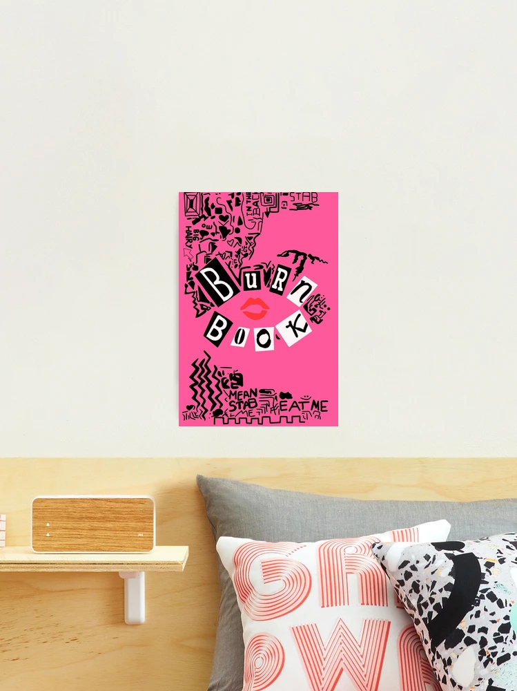 Fabric By The Yard Mean Girls Movie Icon Toss Burn Book Sayings 100% Cotton