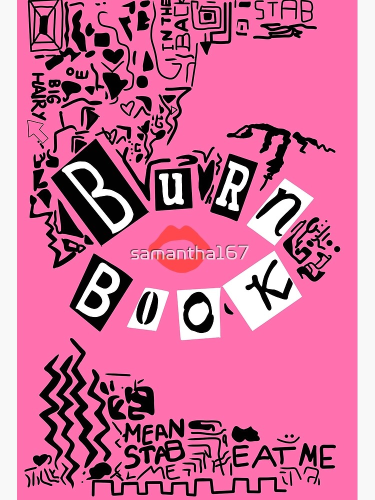 Burn Book Mean Girls Inspired Print - DIGITAL DOWNLOAD