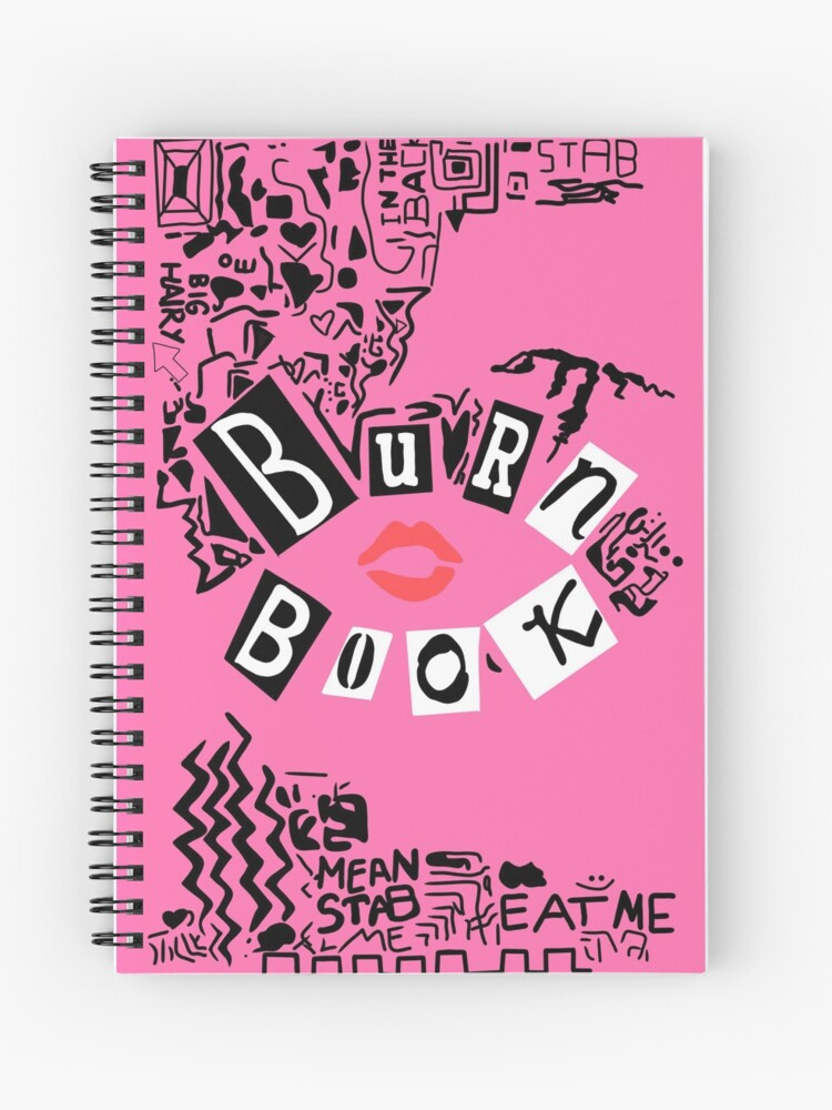 Mean Girls Burn Book with the Plastics Spiral Notebook by Forbes