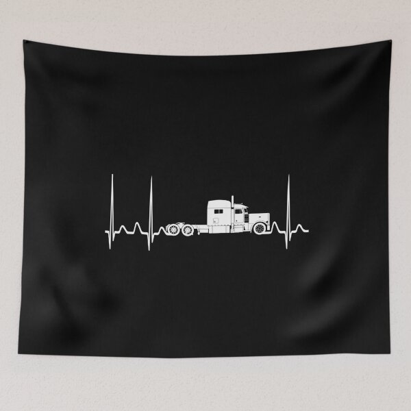Item preview, Peterbilt 379 Truck Driver Heartbeat designed and sold by Wide Turn Gang.