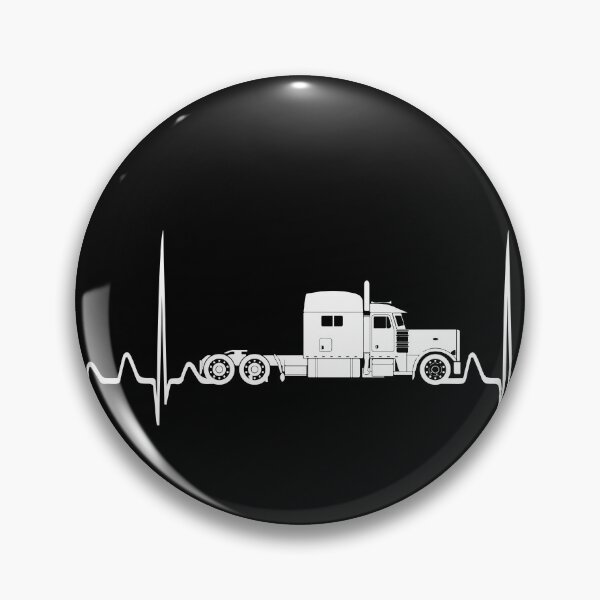 Item preview, Peterbilt 379 Truck Driver Heartbeat designed and sold by Wide Turn Gang.