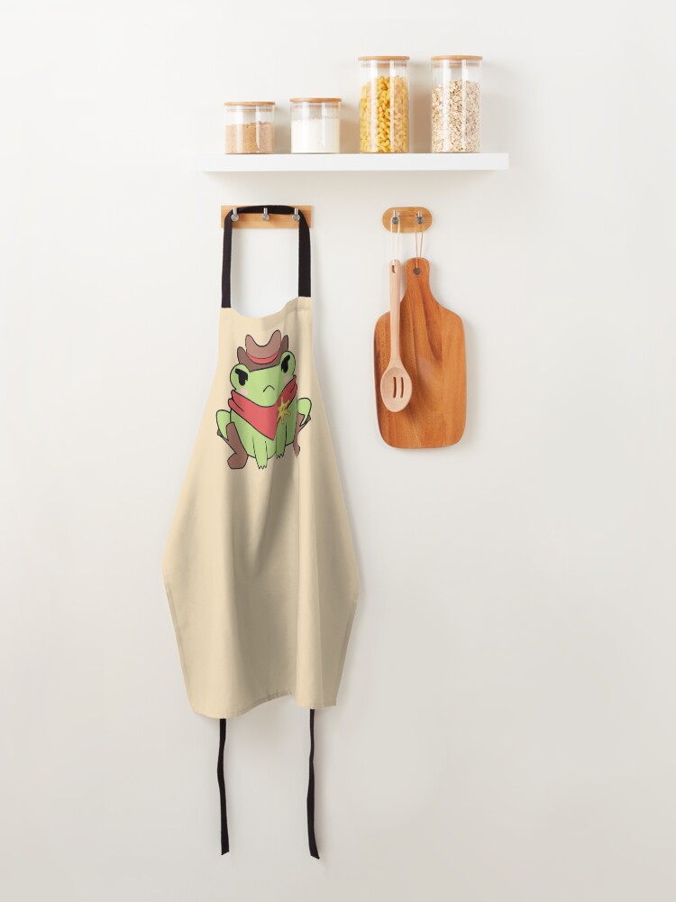 Alternate view of Cute Cowboy Frog Apron