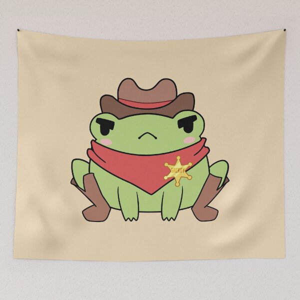 Item preview, Cute Cowboy Frog designed and sold by ElectricFangs.