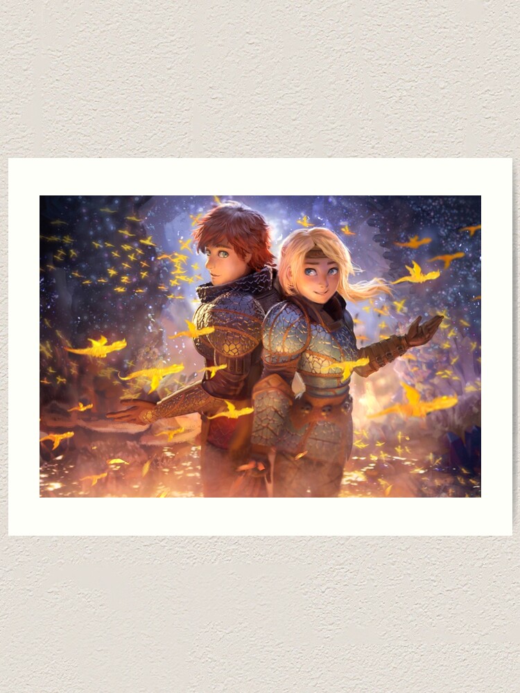 "how to train your dragon" Art Print by FadeX1234 Redbubble