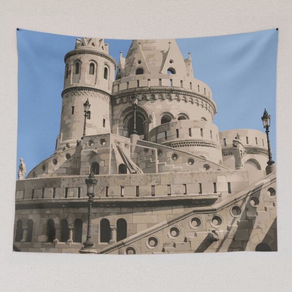 Item preview, Fisherman's Bastion, Budapest, Hungary designed and sold by PlaidMoose.