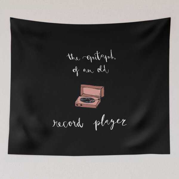 Item preview, Epitaph of an Old Record Player (White Text) designed and sold by emmadrawin.