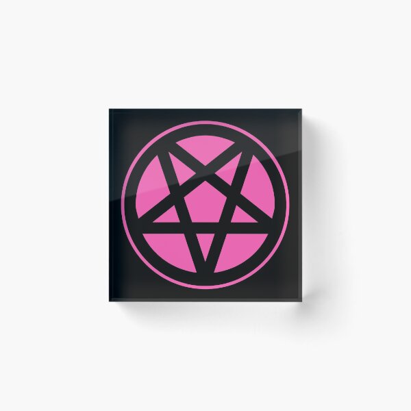 Item preview, Inverted Pentagram Pink | Satanic designed and sold by Godstomper.