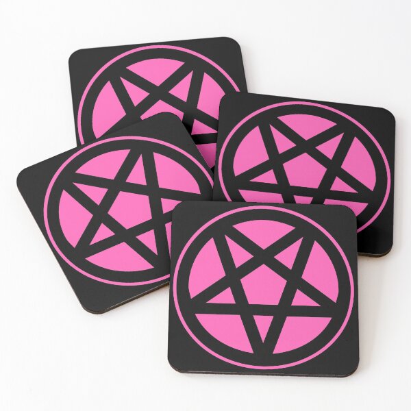Item preview, Inverted Pentagram Pink | Satanic designed and sold by Godstomper.