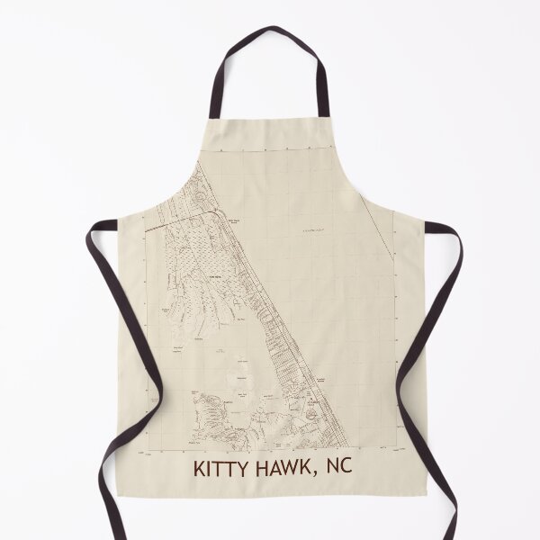 Item preview, Kitty Hawk, NC Topographical Map Vintage designed and sold by PGHPhotoCo.
