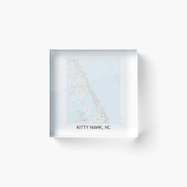 Item preview, Kitty Hawk, NC Topographical Map Clean designed and sold by PGHPhotoCo.