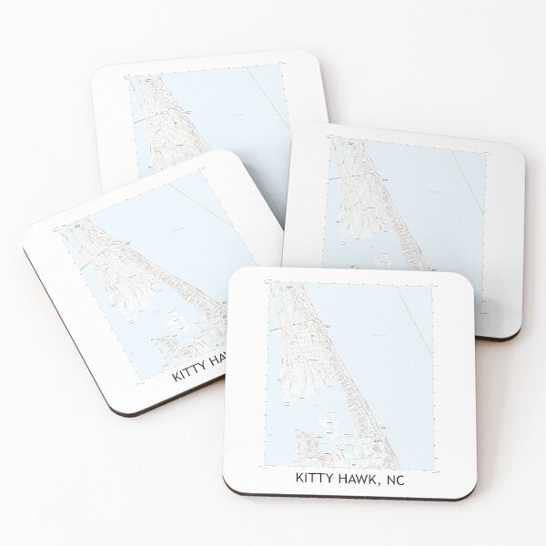 Item preview, Kitty Hawk, NC Topographical Map Clean designed and sold by PGHPhotoCo.