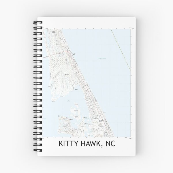 Item preview, Kitty Hawk, NC Topographical Map Clean designed and sold by PGHPhotoCo.