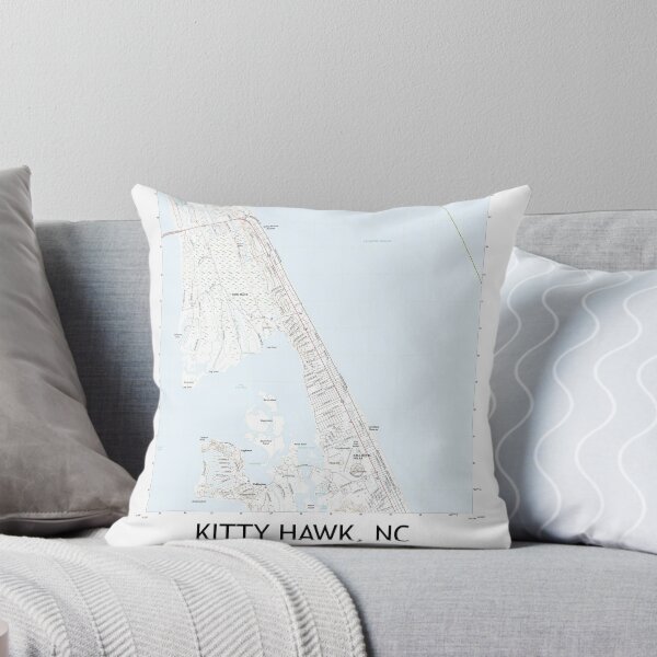 Item preview, Kitty Hawk, NC Topographical Map Clean designed and sold by PGHPhotoCo.