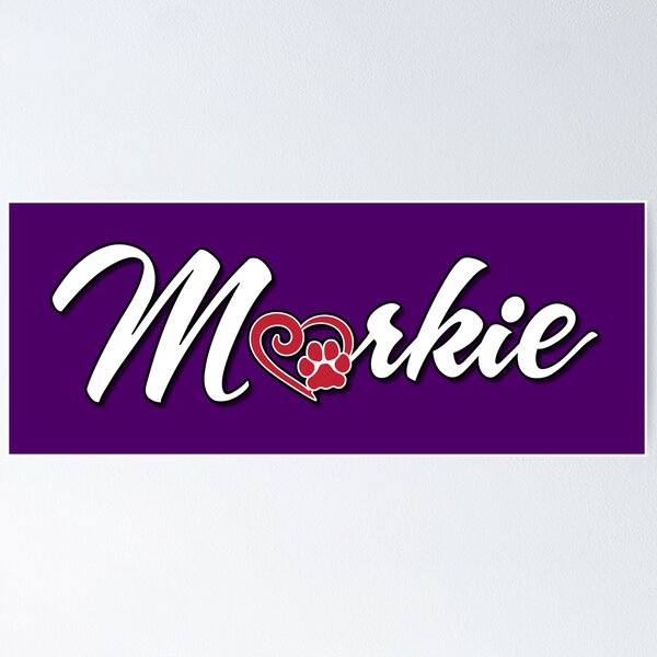 Item preview, Morkie Love Paw Print designed and sold by ZZDeZignZ.
