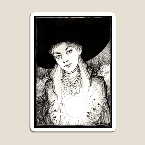Item preview, Crystal Ball Original Illustration By Amy Abshier designed and sold by Amy Abshier.