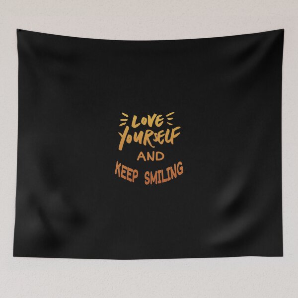 Item preview, Love yourself and keep smiling  designed and sold by karimaK-71.
