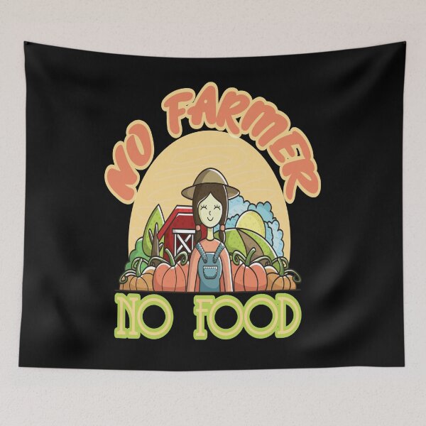 Item preview, no farmers no food designed and sold by amine163.