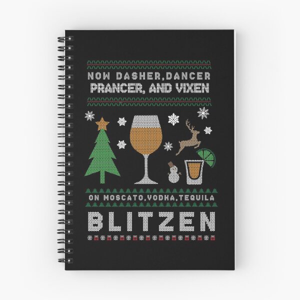 Artikelvorschau, Hässlicher Weihnachtspullover trinken - Jetzt Dasher, Tänzer, Prancer, Füchsin, Moscato, Wodka, Tequila, Blitzen entworfen und verkauft von creativehive.
