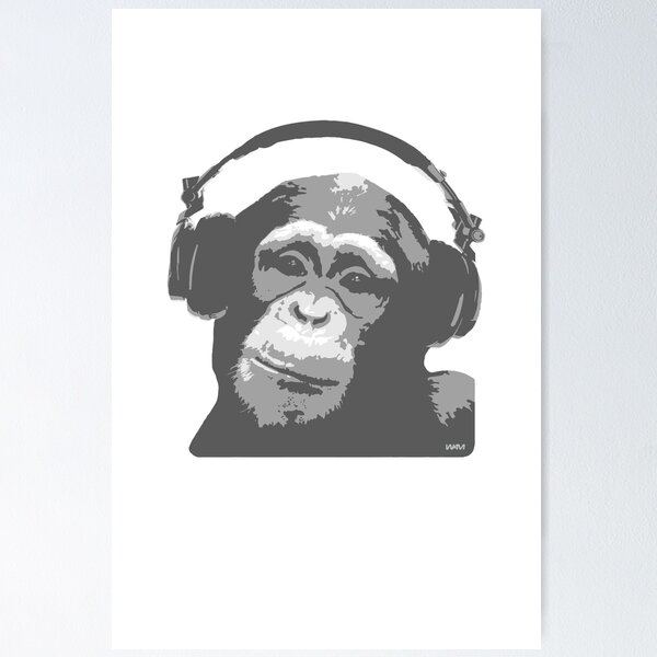 Item preview, DJ Monkey designed and sold by WAMTEES.