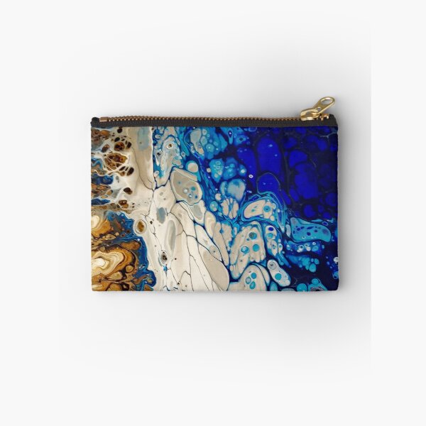 Item preview, Blue Ocean meets land Acrylic Art Pour designed and sold by Jennykies.