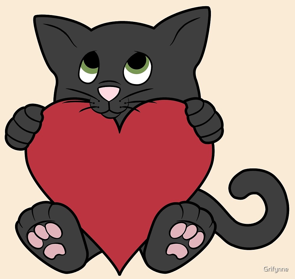 cat heart clipart - photo #15