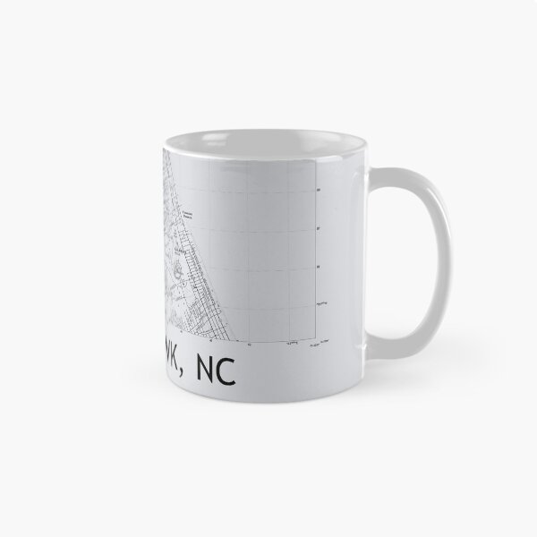 Item preview, Kitty Hawk, NC Topographical Map Grey designed and sold by PGHPhotoCo.