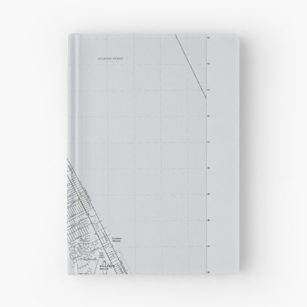 Item preview, Kitty Hawk, NC Topographical Map Grey designed and sold by PGHPhotoCo.