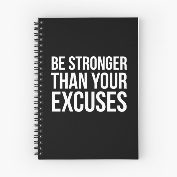 Item preview, Be Stronger Than Your Excuses designed and sold by evokearo.