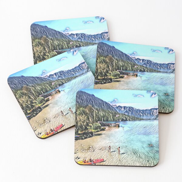 Item preview, Beach weather at Lake Bohinj, Slovenia designed and sold by 8kPzGZjJ20Rj.