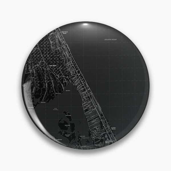 Item preview, Kitty Hawk, NC Topographical Map Black designed and sold by PGHPhotoCo.