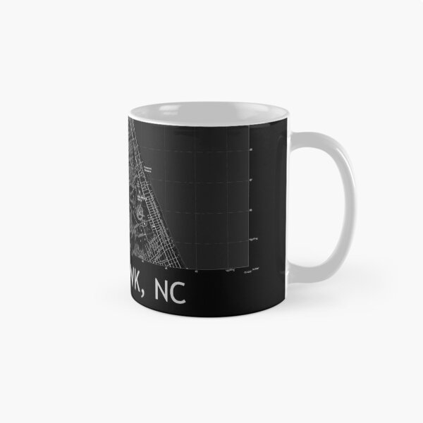 Item preview, Kitty Hawk, NC Topographical Map Black designed and sold by PGHPhotoCo.