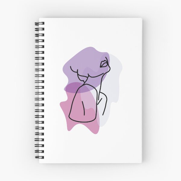 Item preview, Girl silhouette pink purple  designed and sold by alexsdrawingsco.