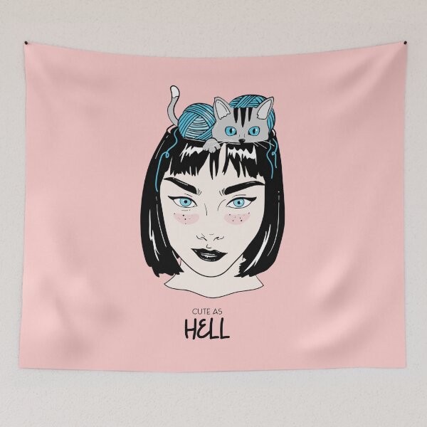 Item preview, Surreal woman - Cute as Hell designed and sold by ManiaTeec.