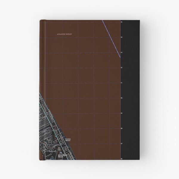 Item preview, Kitty Hawk, NC Topographical Map Dark designed and sold by PGHPhotoCo.