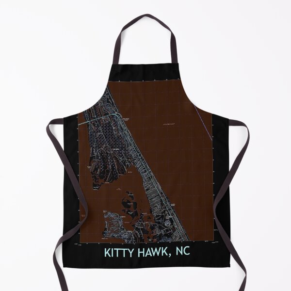 Item preview, Kitty Hawk, NC Topographical Map Dark designed and sold by PGHPhotoCo.