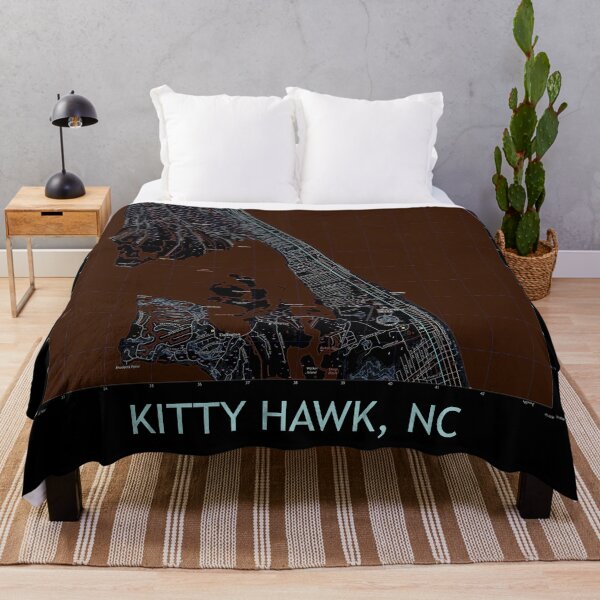 Item preview, Kitty Hawk, NC Topographical Map Dark designed and sold by PGHPhotoCo.