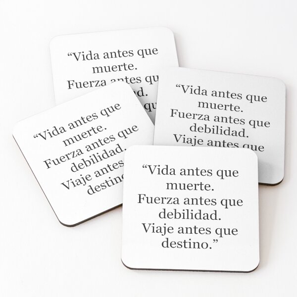Item preview, Immortal words in Spanish  designed and sold by MaryAreWe.
