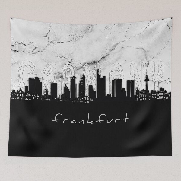 Item preview, frankfurt skyline marble designed and sold by BekimART2.