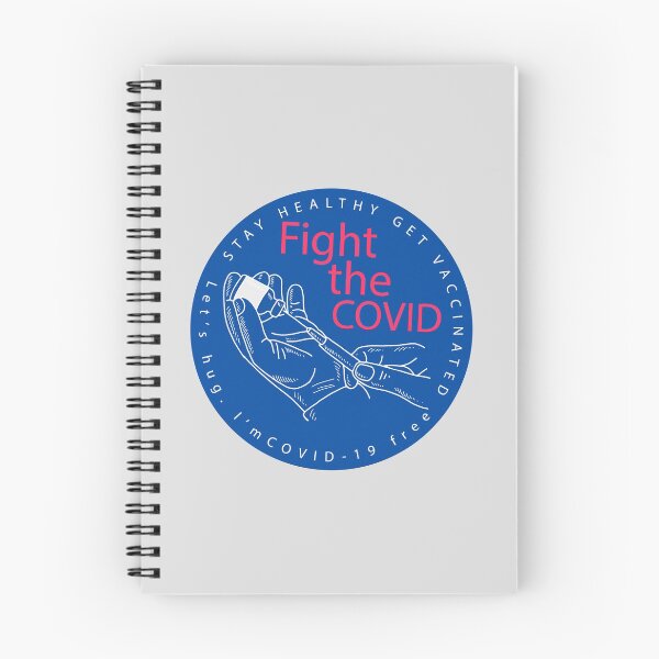 Item preview, Fight The Covid Get Vaccinated designed and sold by okpinsArtDesign.