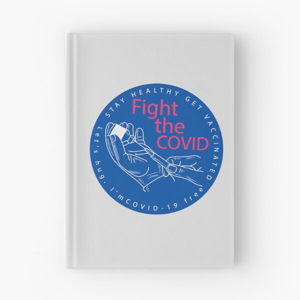 Item preview, Fight The Covid Get Vaccinated designed and sold by okpinsArtDesign.