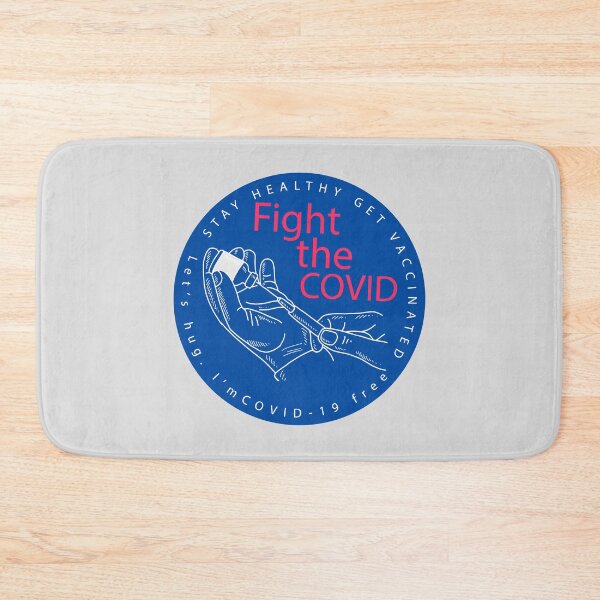 Item preview, Fight The Covid Get Vaccinated designed and sold by okpinsArtDesign.