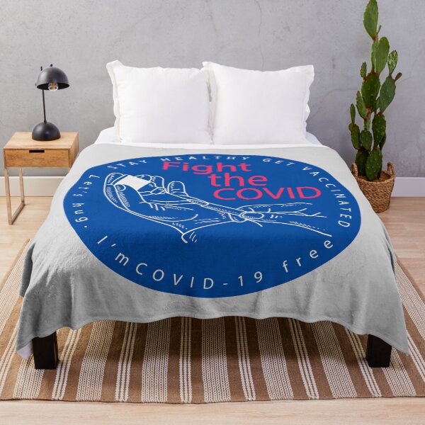 Item preview, Fight The Covid Get Vaccinated designed and sold by okpinsArtDesign.