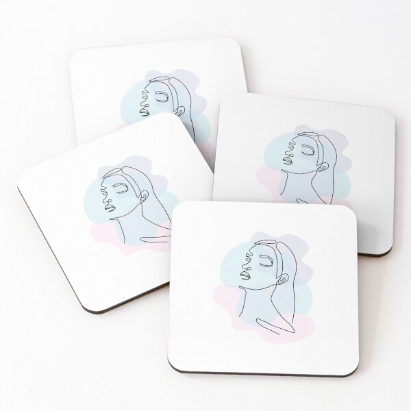Item preview, side profile girl abstract designed and sold by alexsdrawingsco.