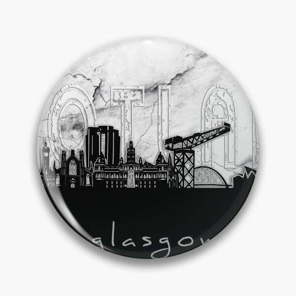 Item preview, glasgow skyline marble  designed and sold by BekimART2.