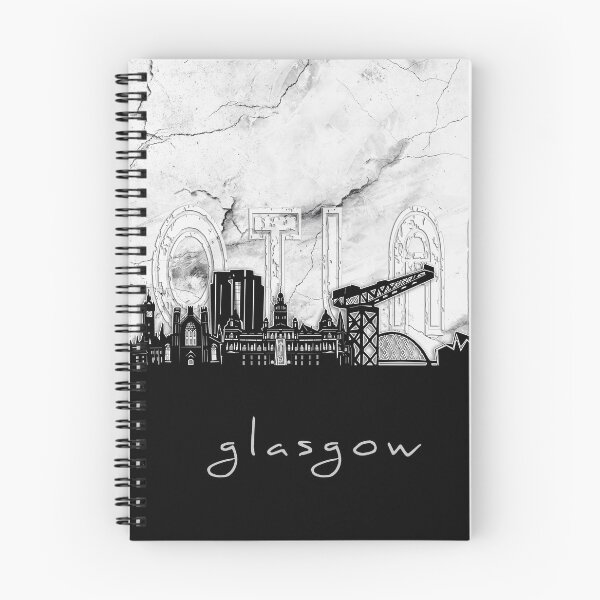 Item preview, glasgow skyline marble  designed and sold by BekimART2.