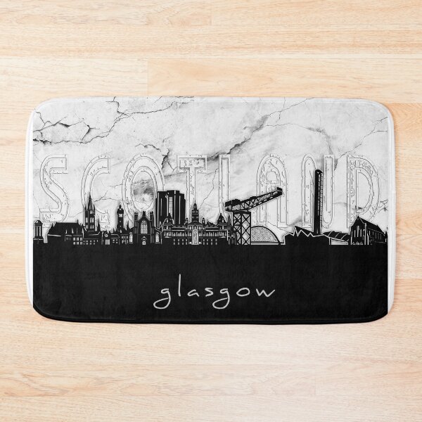 Item preview, glasgow skyline marble  designed and sold by BekimART2.